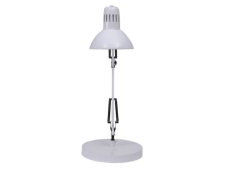 ALBA Lampe de bureau LED 'ARCHI', pince/socle, blanc