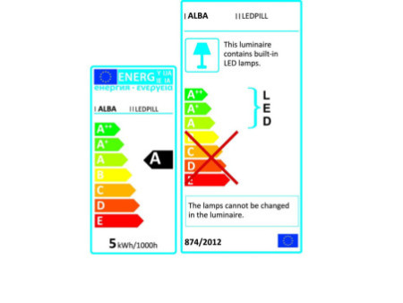 ALBA Lampe de bureau LED 'ARCHI', pince/socle, chrome