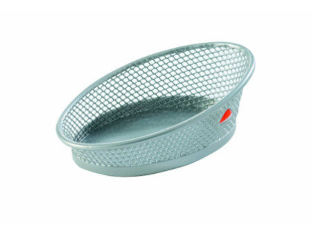 ALBA Distributeur de trombones Mesh, en fil d'acier, gris