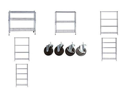 ALBA Etagère multifonction MOBI3M, (L)900 mm, 3 tablettes