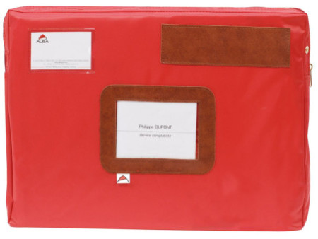 ALBA Sac navette 'POCSOU R' avec soufflet, polyester, rouge