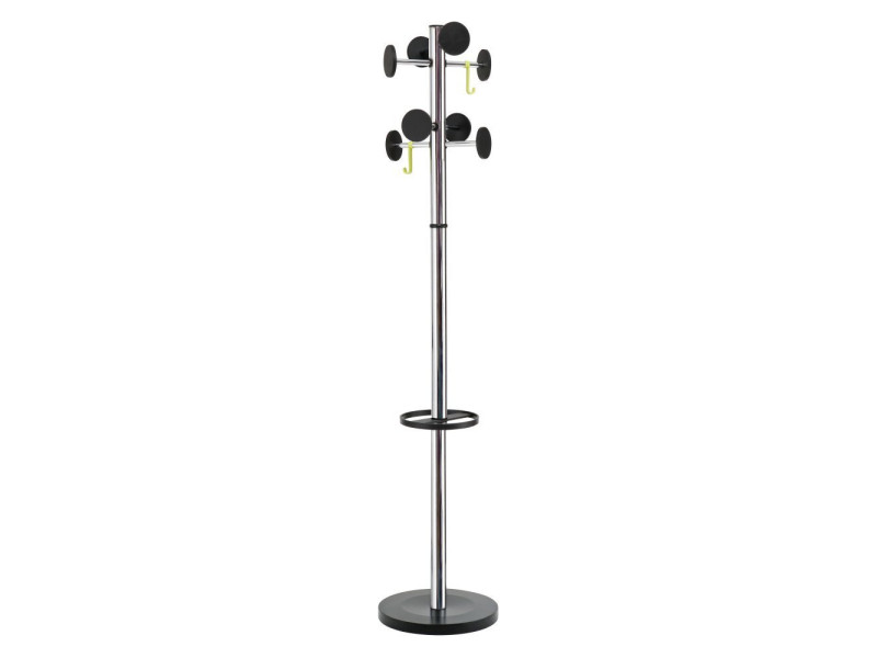 ALBA Portemanteau 'STAN3', 8 patères, chromé