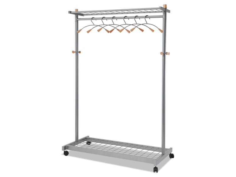 ALBA Vestiaire 'LUX', mobile, (H)1.800 mm, argent