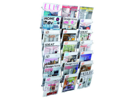 ALBA Porte-brochures mural 'DDFIL21 M', 21 compartiments