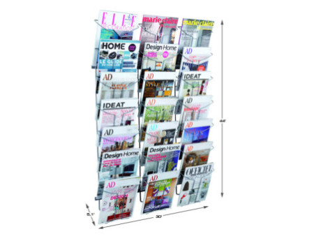 ALBA Porte-brochures mural 'DDFIL21 M', 21 compartiments