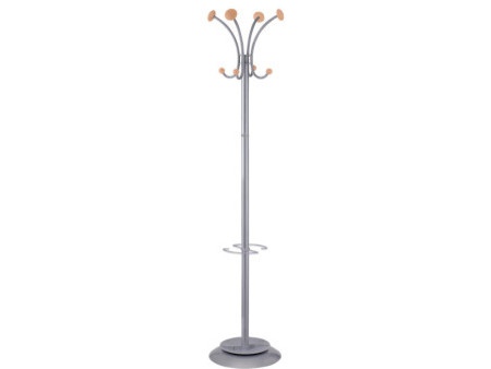 ALBA Portemanteau 'VIENA', (H)1.770 mm, gris argenté