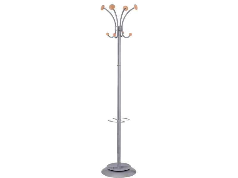 ALBA Portemanteau 'VIENA', (H)1.770 mm, gris argenté
