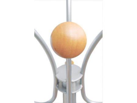 ALBA Portemanteau 'VIENA', (H)1.770 mm, gris argenté