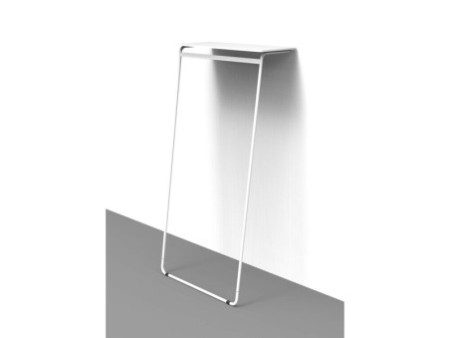 ALBA Portemanteau - vestiaire 'ART', (H)1.650 mm, blanc