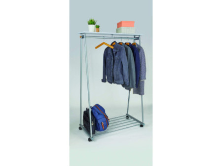 ALBA Portemanteau - vestiaire 'OSLO', (H)1.780 mm, gris