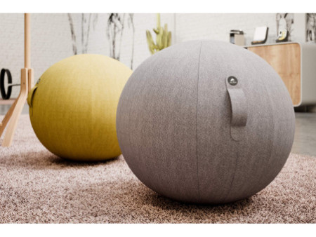 ALBA Ballon d'assise ergonomique 'MHBALL', jaune safran