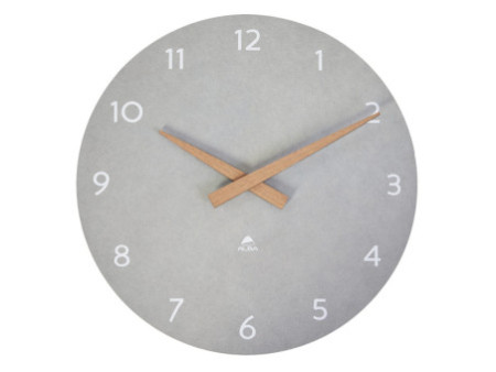 ALBA Horloge murale 'HORMILENA', montre à quartz, gris