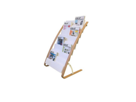 ALBA Porte-brochures, 8 compartiments, largeur: 580 mm,blanc