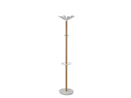 ALBA Portemanteau 'NAHOW', hauteur: 1.750 mm, hêtre / blanc