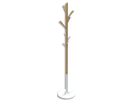 ALBA Portemanteau 'PMTREE', hauteur: 1.750 mm, hêtre/blanc