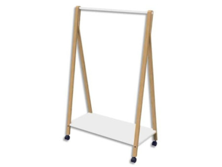 ALBA Vestiaire 'SLEEK', mobile, (H)1.490 mm, bois / blanc