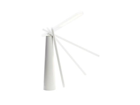 ALBA Lampe de bureau LED rechargeable 'LEDTUBE', blanc
