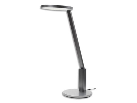 ALBA Lampe de bureau à LED 'LEDTECH', gris métallisé
