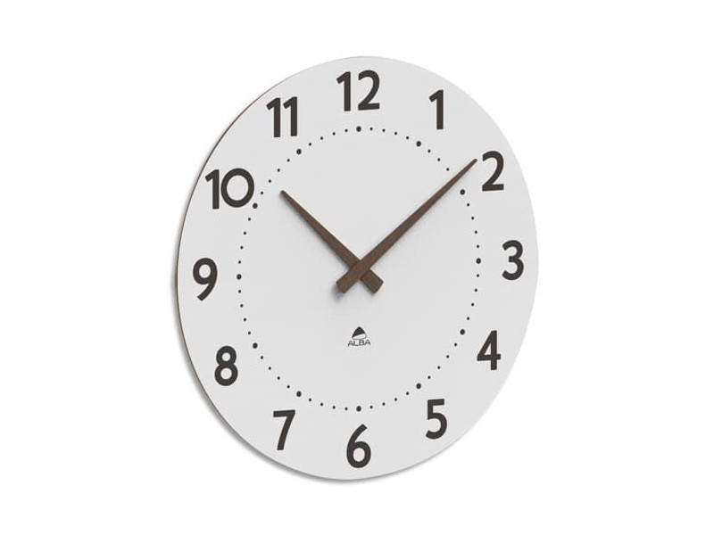 ALBA Horloge murale 'HORMILENA 55', montre à quartz, blanc