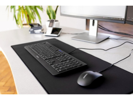 CHERRY Kit clavier AZERTY & souris DC 2000, avec fil, noir