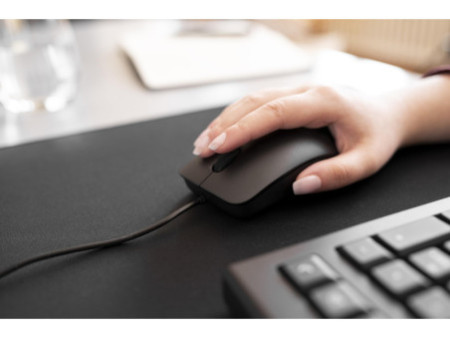 CHERRY Kit clavier AZERTY & souris DC 2000, avec fil, noir