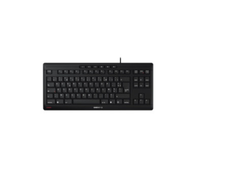 CHERRY Clavier AZERTY STREAM KEYBOARD USB, avec fil, noir