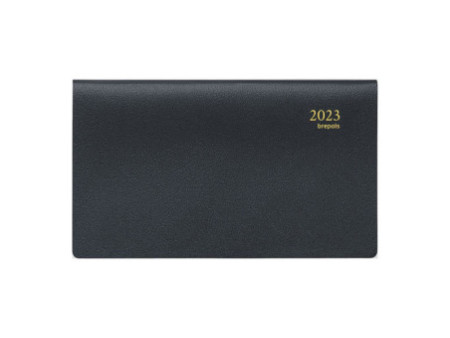 brepols Agenda semainier 'ACCENT', 2026, 90 x 160 mm, noir