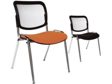 Topstar Chaise de bureau 'Net Point Visit chrom', noir