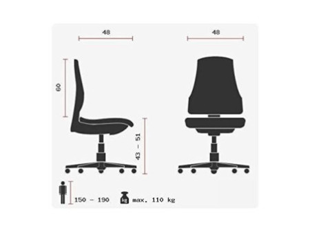 Topstar Fauteuil de bureau 'Open Point SY', anthracite
