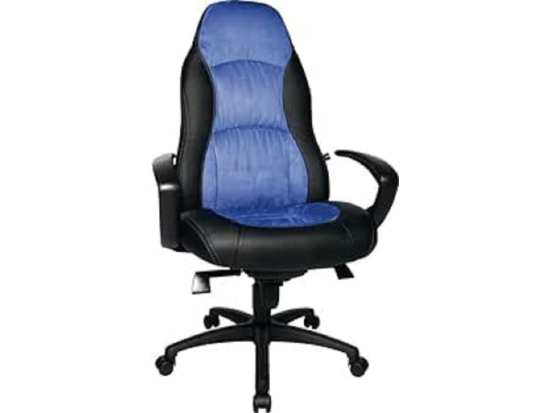 Topstar Fauteuil de direction 'Speed Chair', noir/bleu