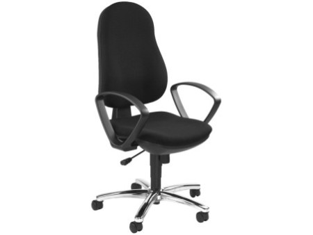 Topstar Fauteuil de bureau 'Synchro Steel', noir
