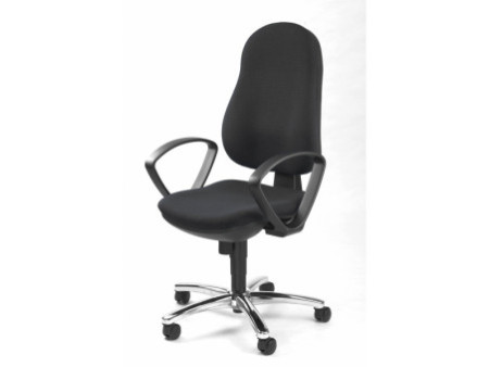 Topstar Fauteuil de bureau 'Synchro Steel', noir