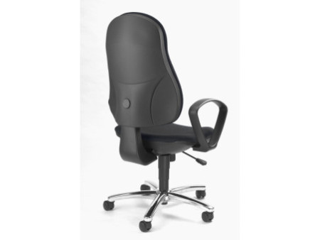 Topstar Fauteuil de bureau 'Synchro Steel', noir