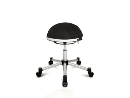 Topstar Tabouret fitness 'Sitness Half Ball', noir