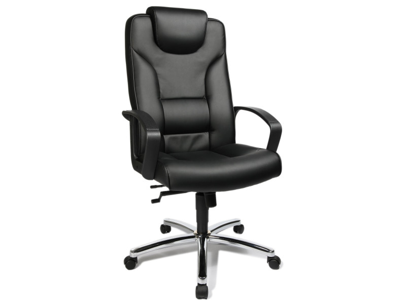 Topstar Fauteuil de direction 'Comfort Point 50',chrome/noir