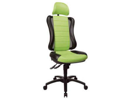 Topstar Fauteuil de bureau 'Head Point RS', noir / vert