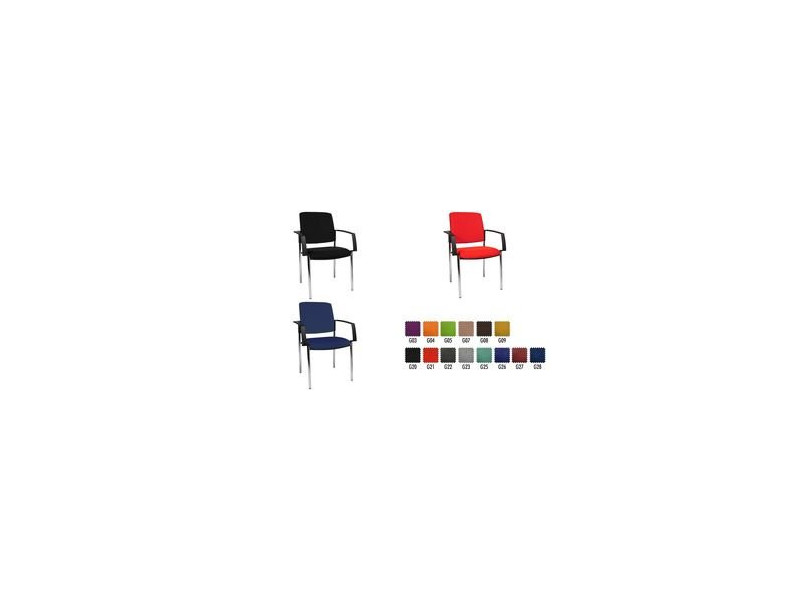 Topstar Chaise de bureau 'rembourrage BtoB 10', rouge