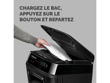 Fellowes Destructeur de documents AutoMax 200C, particule