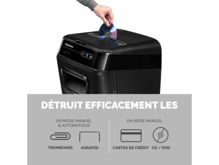 Fellowes Destructeur de documents AutoMax 200C, particule