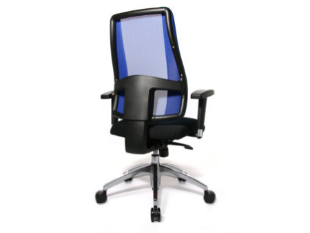 Topstar Fauteuil de bureau 'Lady Sitness Deluxe', noir/bleu