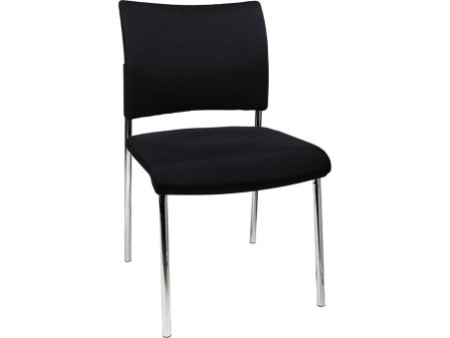 Topstar Chaise visiteur 'Visit 10 rembourré', noir