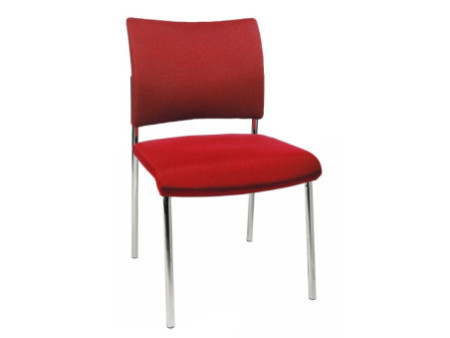 Topstar Chaise visiteur 'Visit 10 rembourré', rouge
