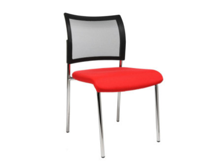 Topstar Chaise de bureau 'filet Visit 10', rouge