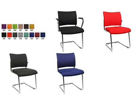 Topstar Chaise de bureau 'rembourrage Visit 20', bordeaux