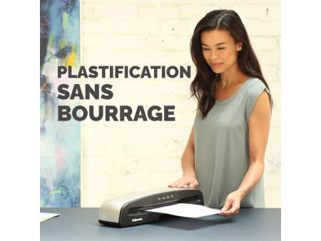 Fellowes Plastifieuse Saturn, format A3, blanc/gris