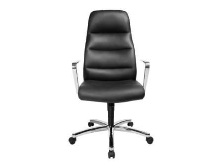 Topstar Fauteuil de direction 'Chairman 70', cuir, noir