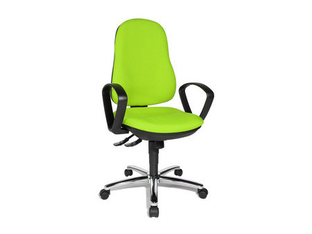 Topstar Fauteuil de bureau 'Synchro Steel', vert pomme