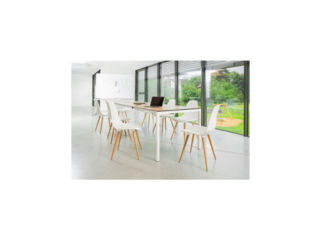 Topstar Chaise visiteur 'T 2020', blanc / hêtre