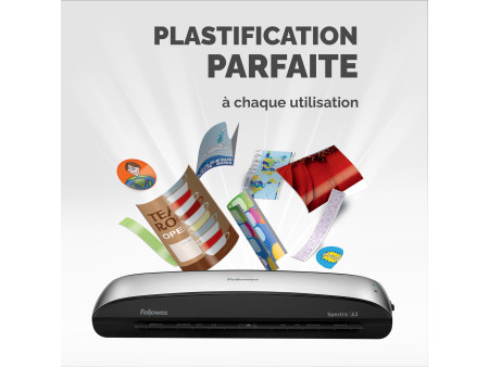 Fellowes plastifieuse Spectra, format A3, gris