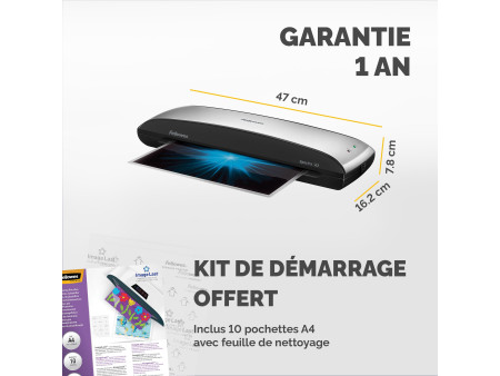 Fellowes plastifieuse Spectra, format A3, gris
